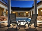 Pool in evening Pool in evening